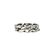 pulseira grume lisa prata bogo 0332